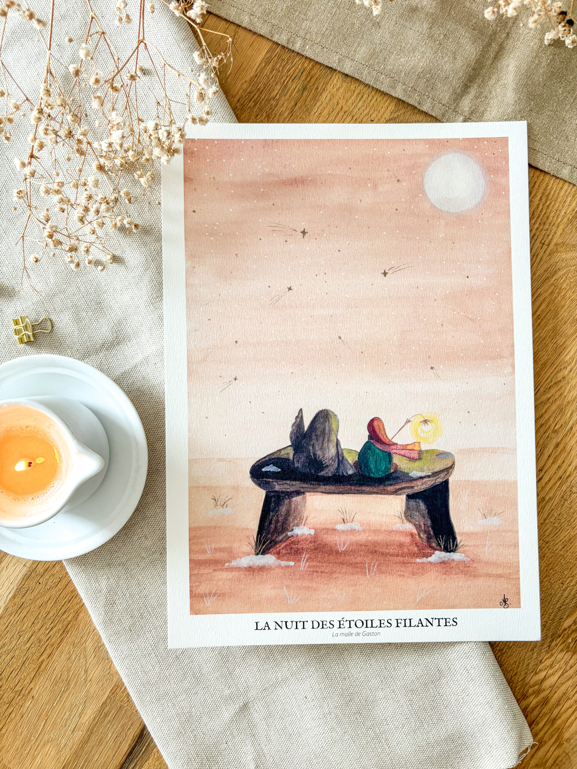 Affiche "La nuit des étoiles filantes"