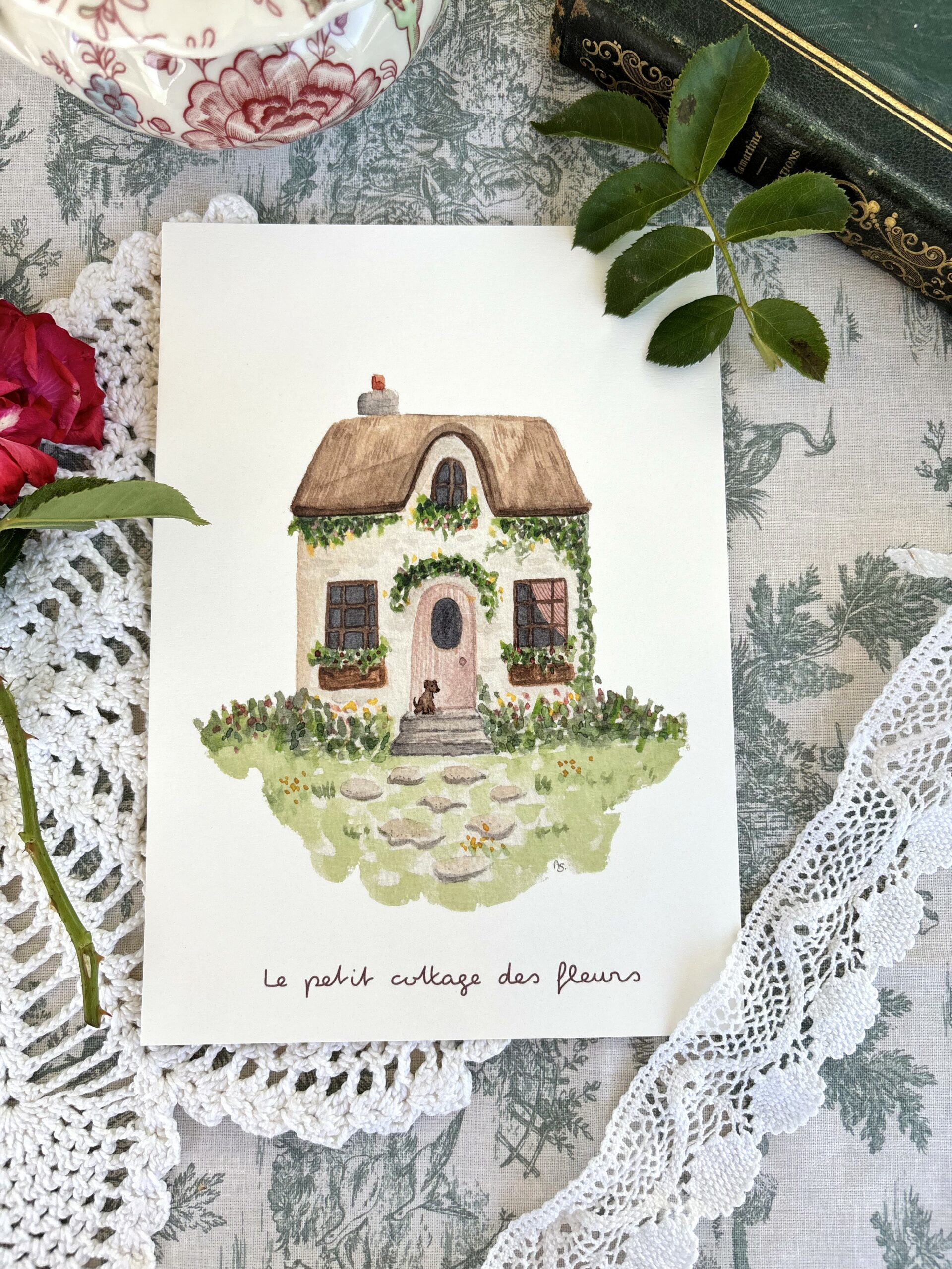 Affiche "Le cottage des fleurs" – Image 3