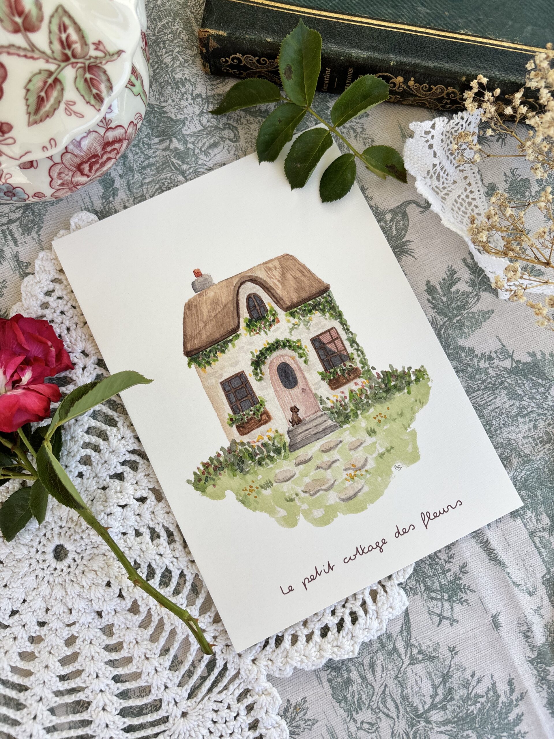 Affiche "Le cottage des fleurs" – Image 2