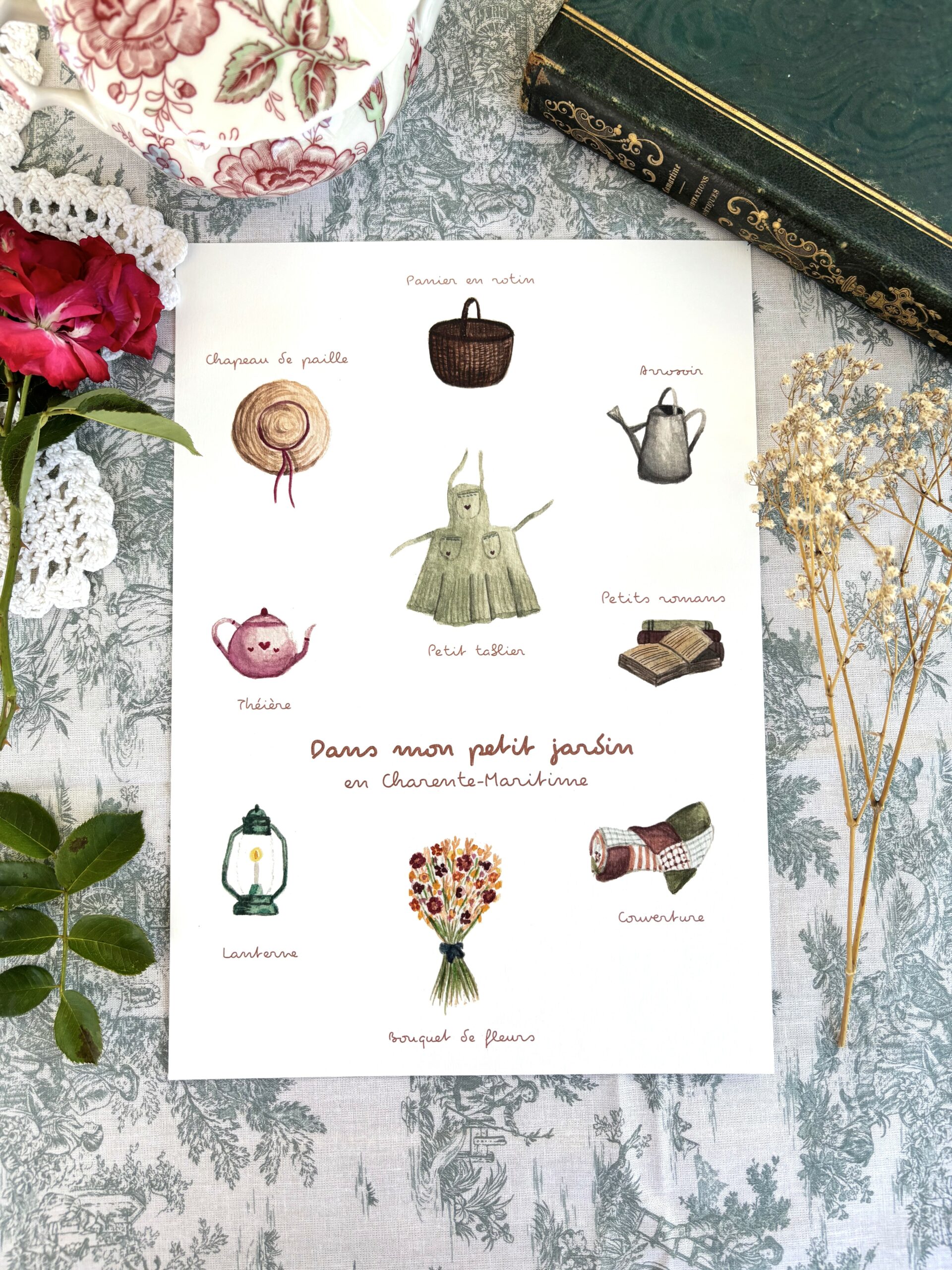 Affiche "Dans mon petit jardin"