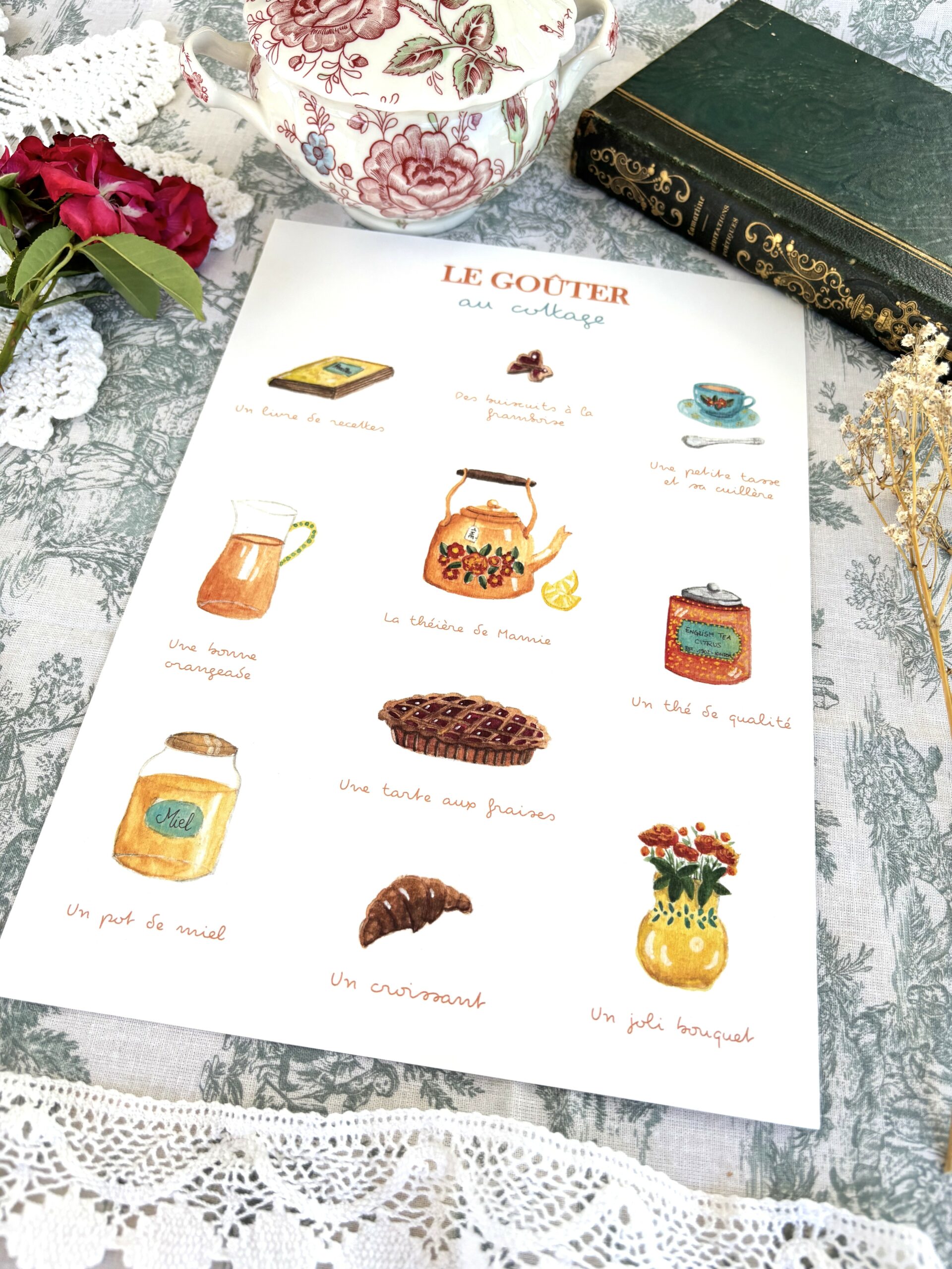 Affiche "Le goûter du cottage" – Image 2