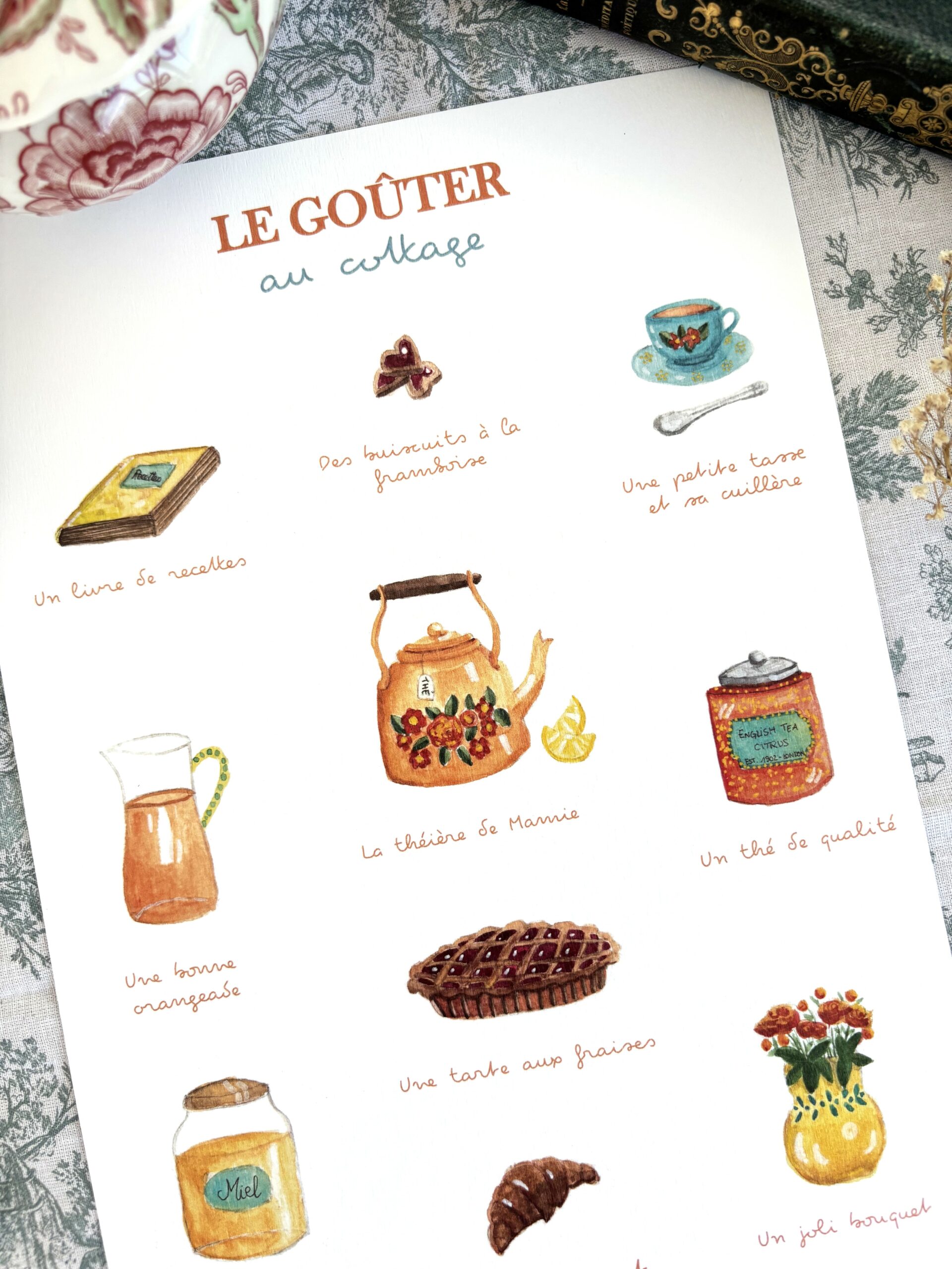 Affiche "Le goûter du cottage" – Image 3