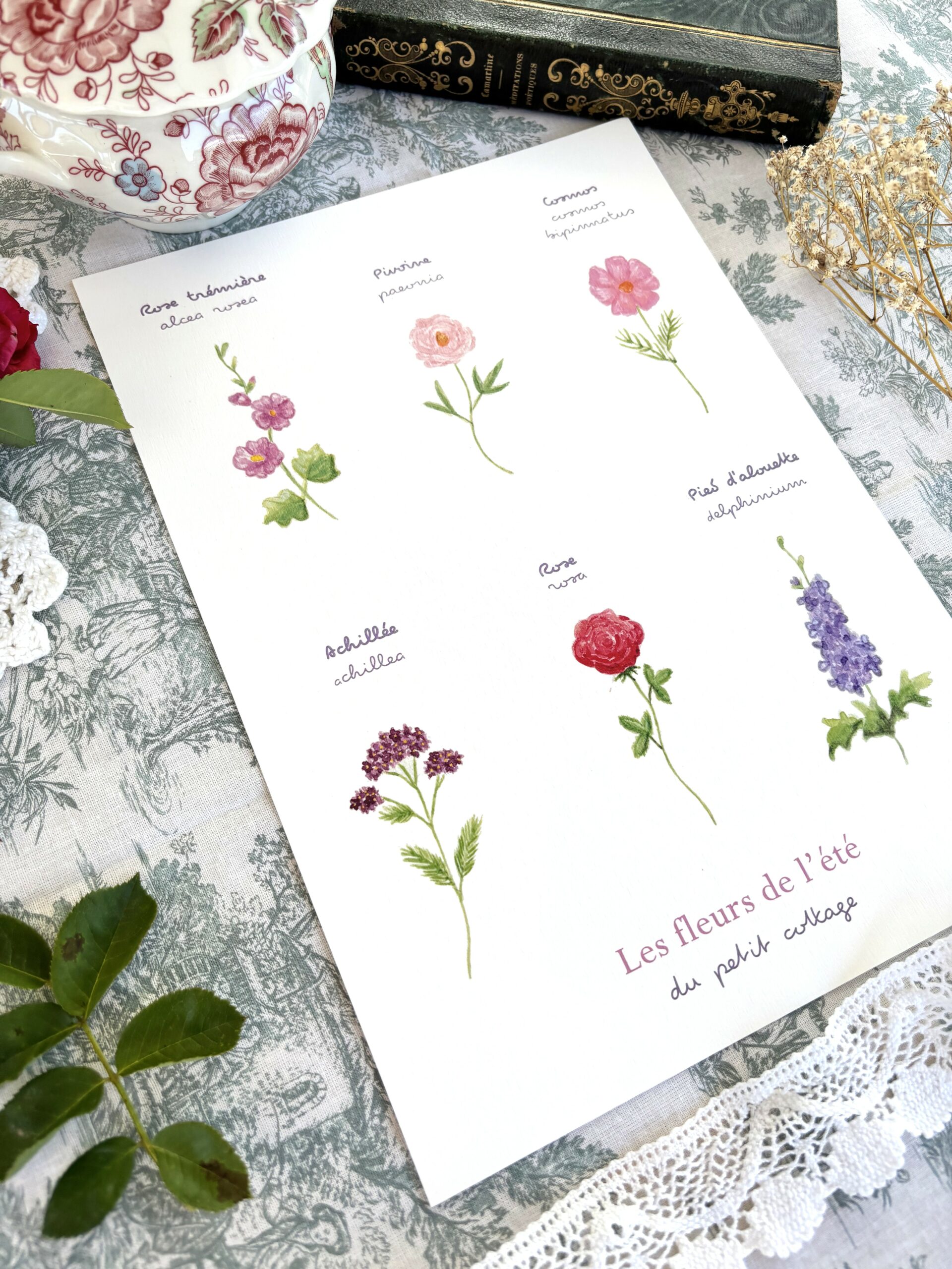 Affiche "Les fleurs de l'été" – Image 2