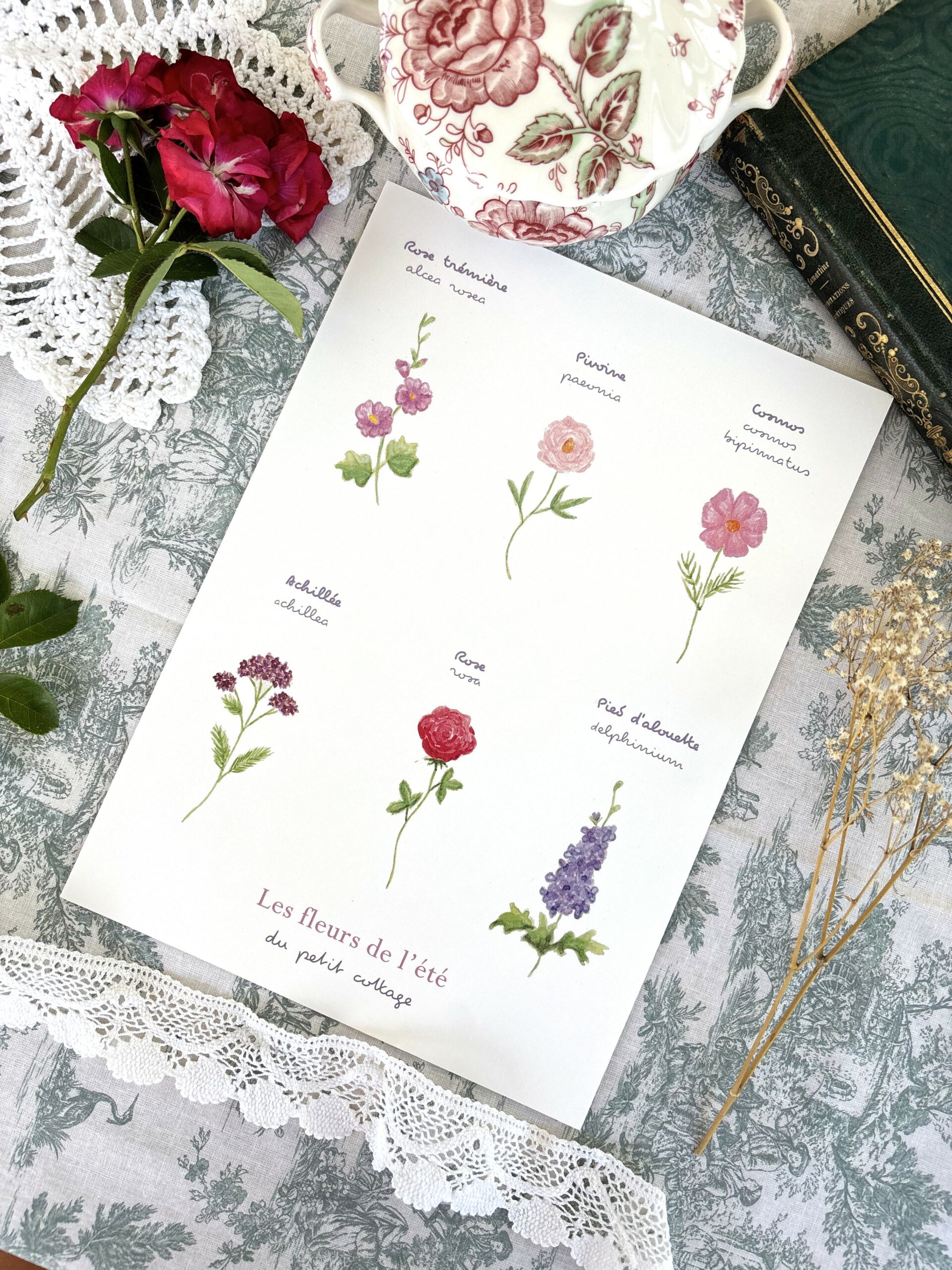 Affiche "Les fleurs de l'été" – Image 3