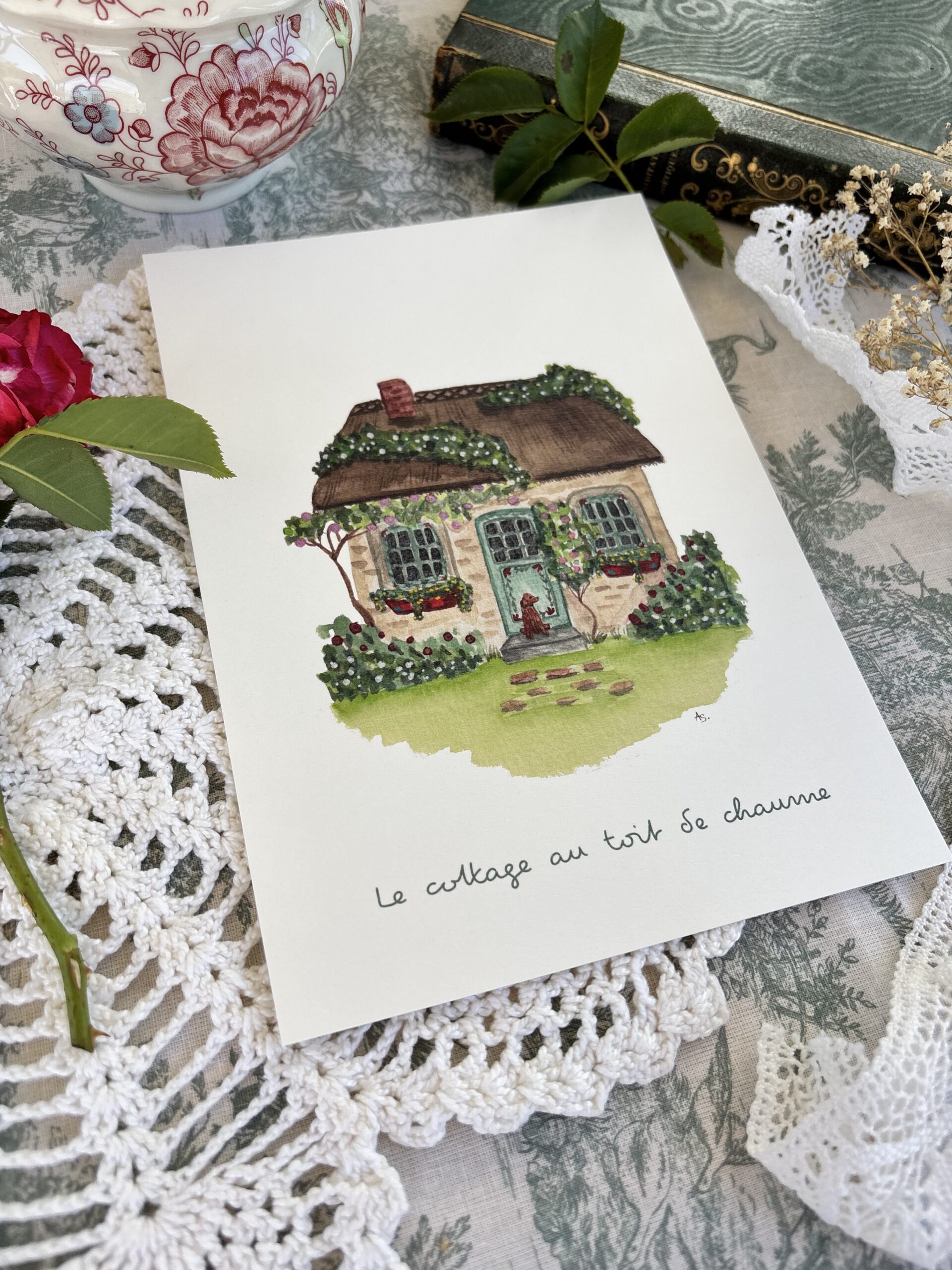 Affiche "Le cottage au toit de chaume" â Image 4