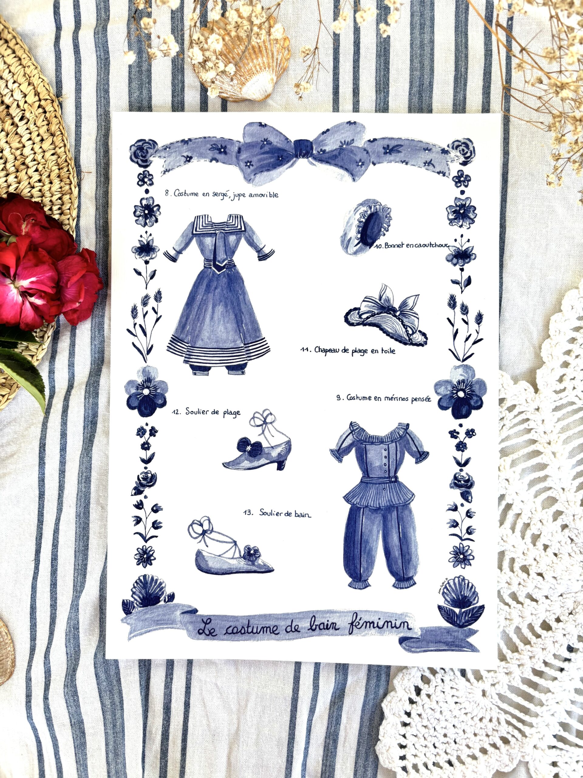 Affiche "Costume de bain"